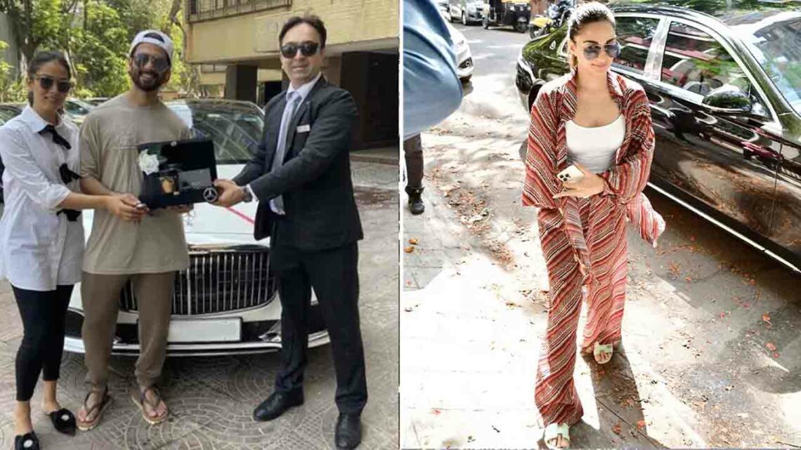 Mercedes Maybach S class Kiara Advani to Shahid Kapoor