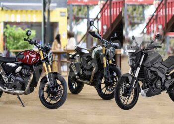 Triumph Speed 400 & Scrambler 400 vs Bajaj Dominar 400