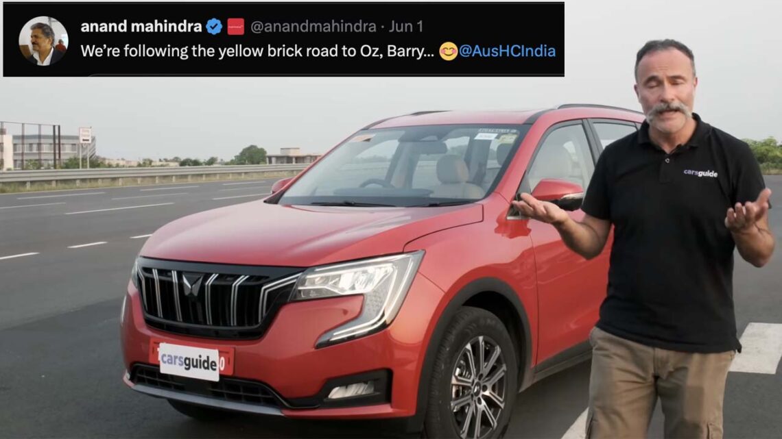 anand mahindra react-australia mahindra xuv700 fan