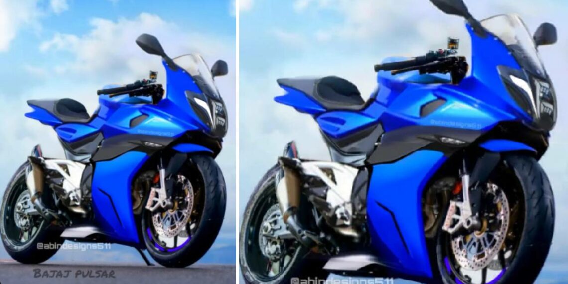 Bajaj Pulsar 220 Rendered