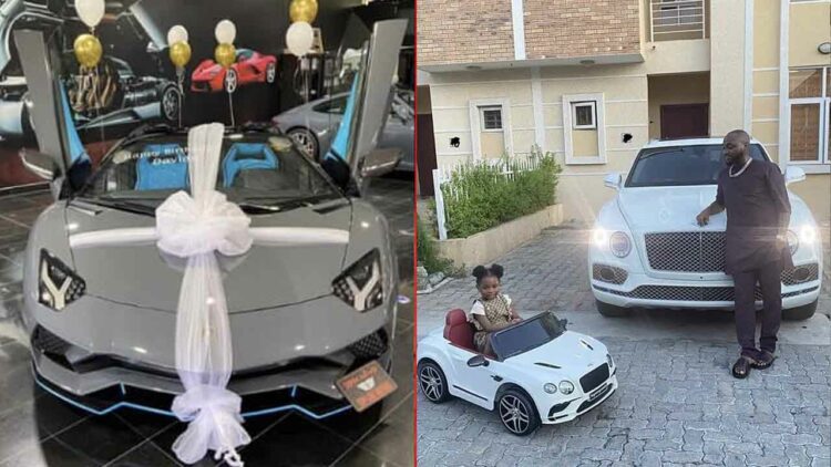 car collection of davido