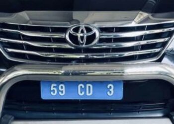 Toyota Fortuner with CD Number Plate Belonging to Poland Embassy in New Delhi