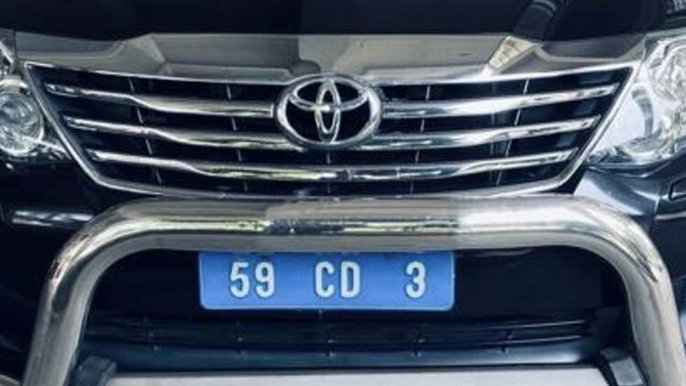 Toyota Fortuner with Cd Number Plate Belonging to Poland Embassy in New Delhi