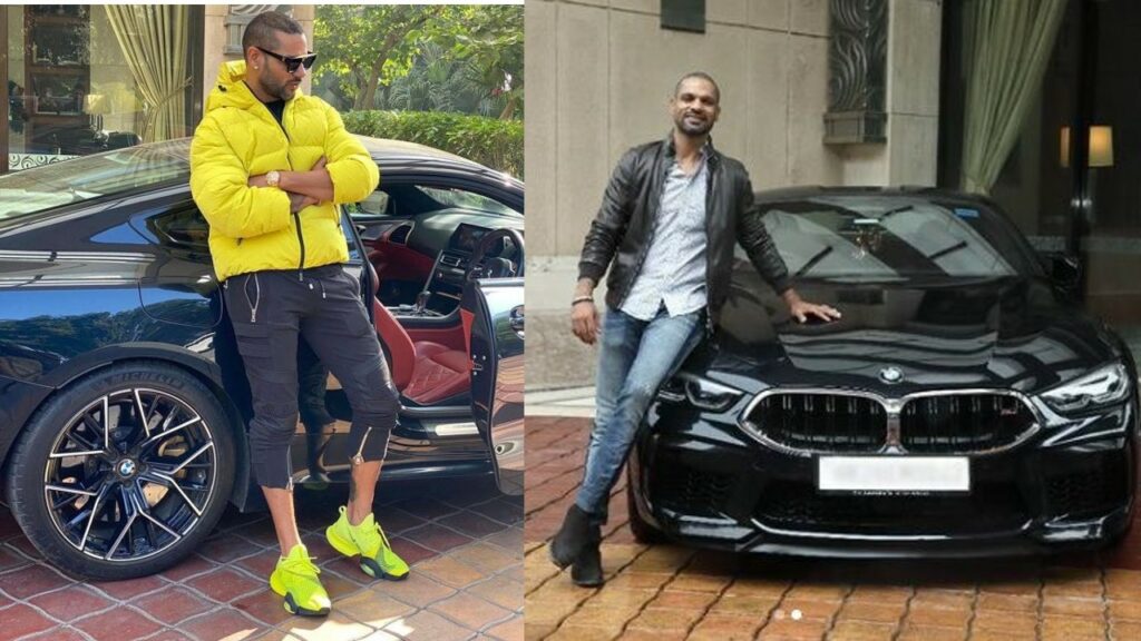 Shikhar Dhawan Bmw M8