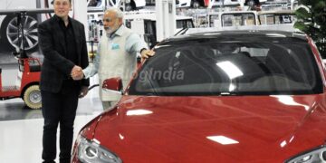Elon Musk Narendra Modi Tesla Factory India