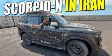 First Mahindra Scorpio N in Iran