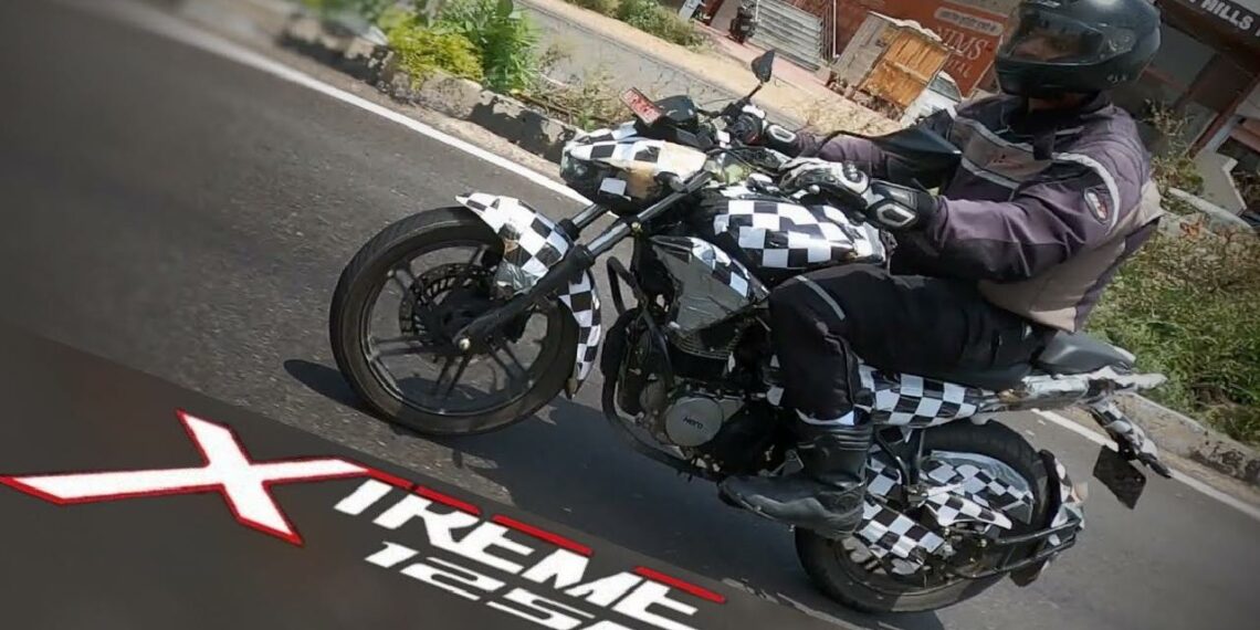Hero Xtreme 125R Spied Testing