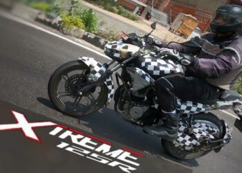 Hero Xtreme 125R Spied Testing