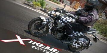 Hero Xtreme 125R Spied Testing