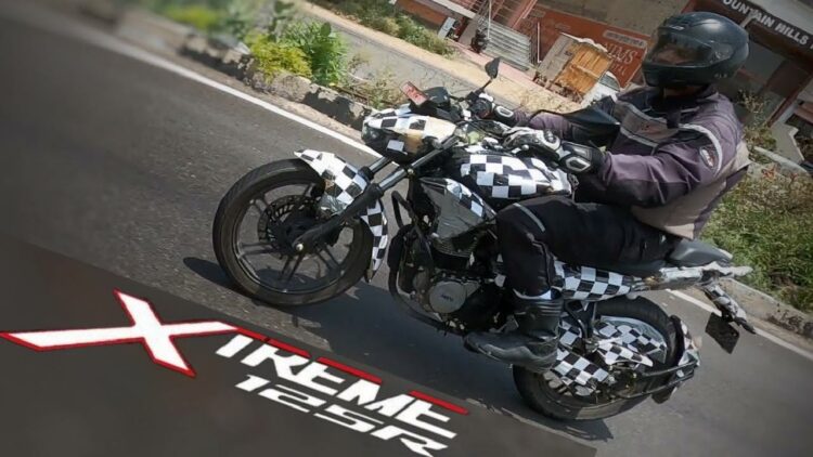 Hero Xtreme 125r Spied Testing