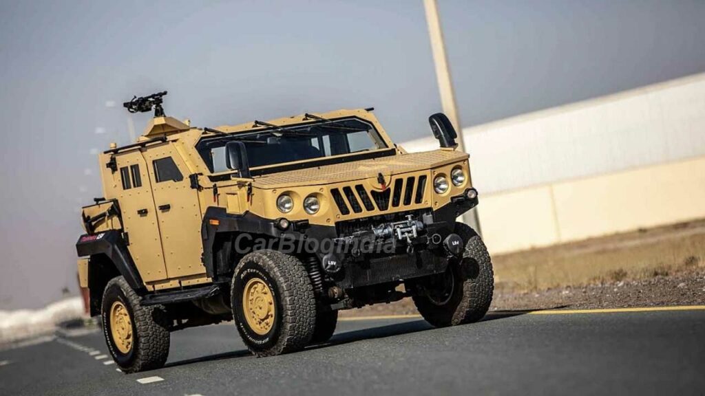 mahindra armado armoured vehicle