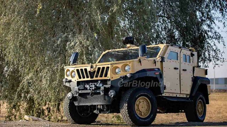 mahindra armado armoured vehicle