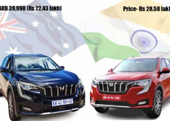 mahindra xuv700 australia vs india price comparison