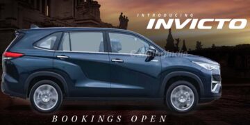 maruti invicto side profile bookings open