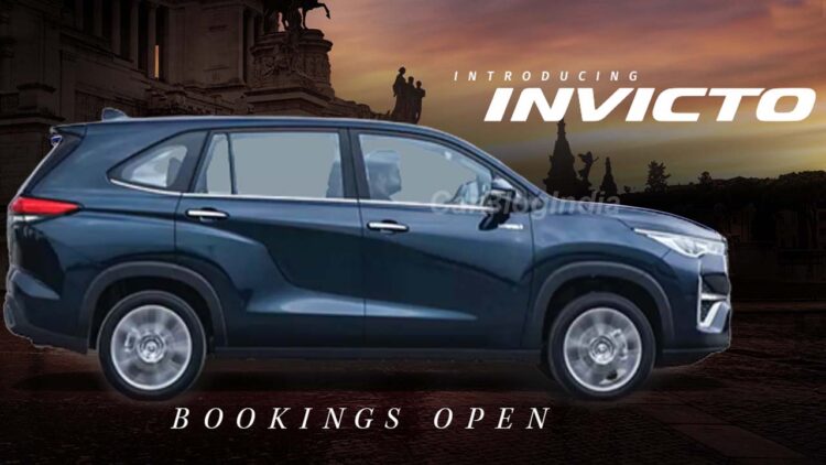 maruti invicto side profile bookings open