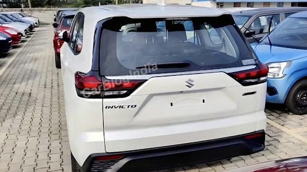 Maruti Invicto Rear Profile