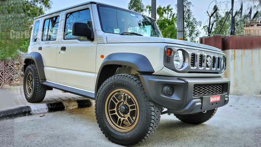 Maruti Jimny 5door Looks Sporty with 16inch Enkei Alloys » Car Blog India