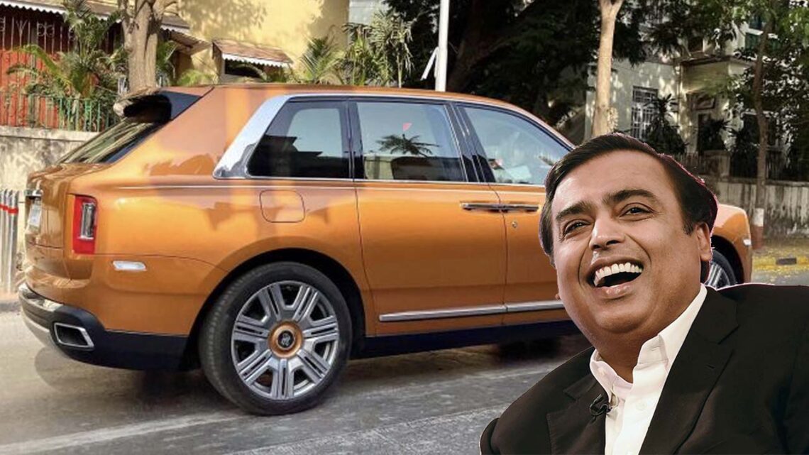 Mukesh Ambani Rolls Royce Cullinan Rs 1 Crore Paint