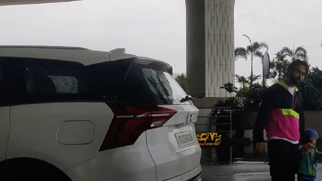 Nakuul Mehta with his Mahindra XUV700