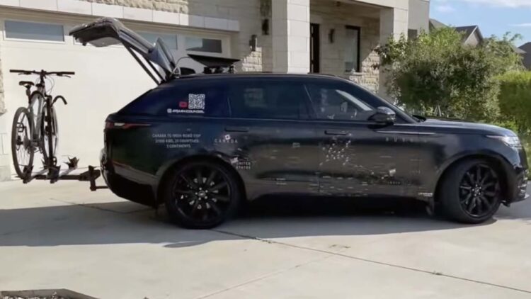 Nri Travelling from Canada to India in Range Rover Velar