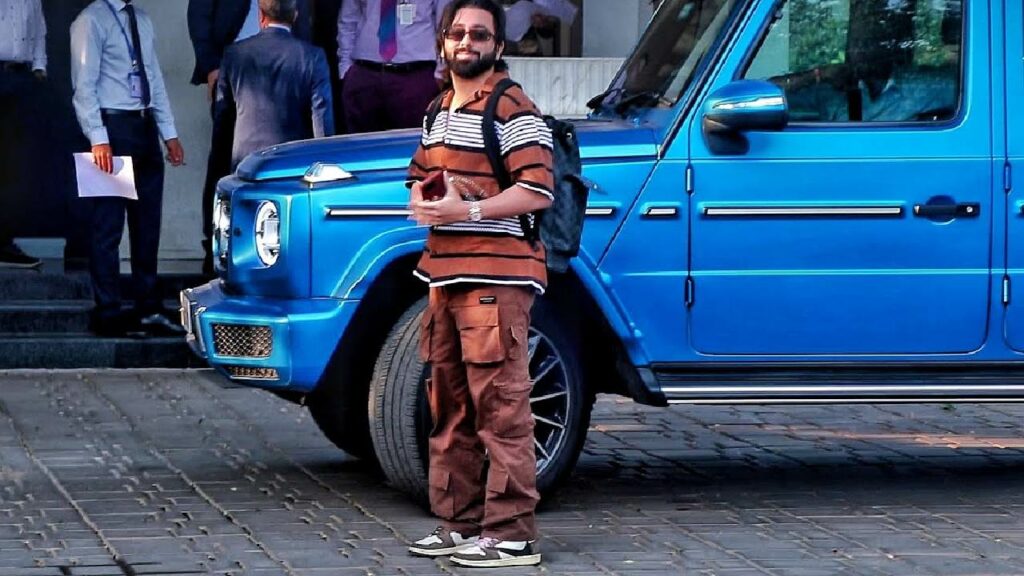 Orhan Awatramani with His Mercedes benz G wagon