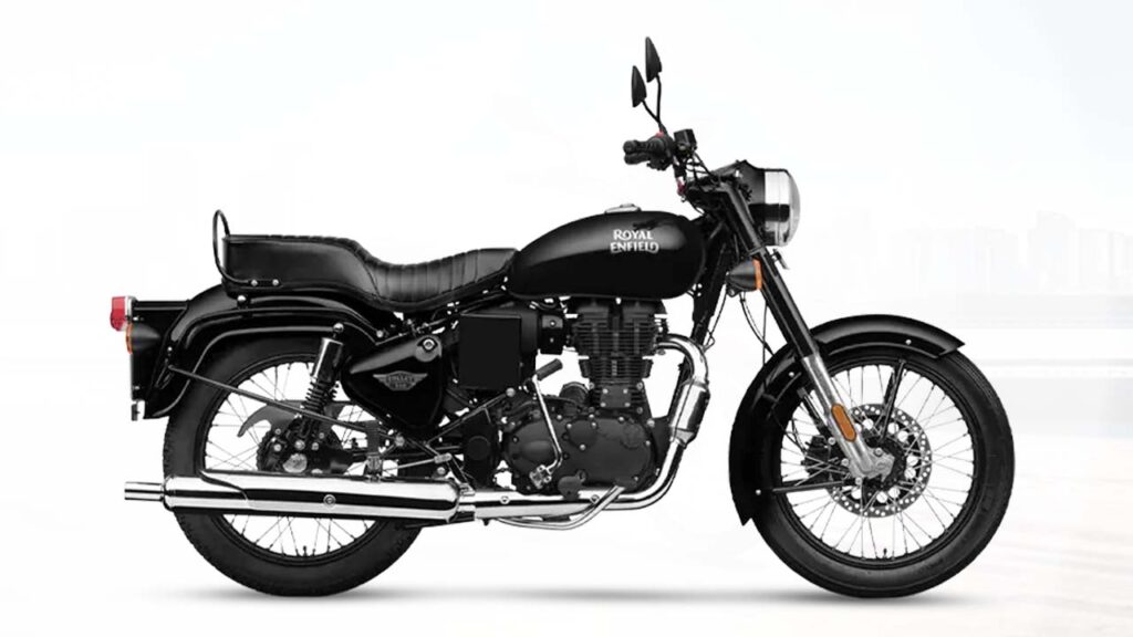 royal enfield bullet 350 es side profile