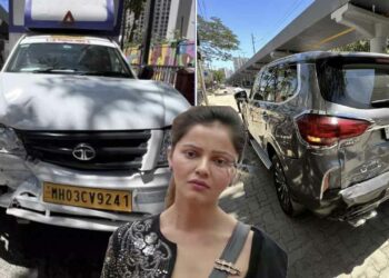 rubina dilaik mg gloster tata yodha accident