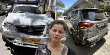 rubina dilaik mg gloster tata yodha accident