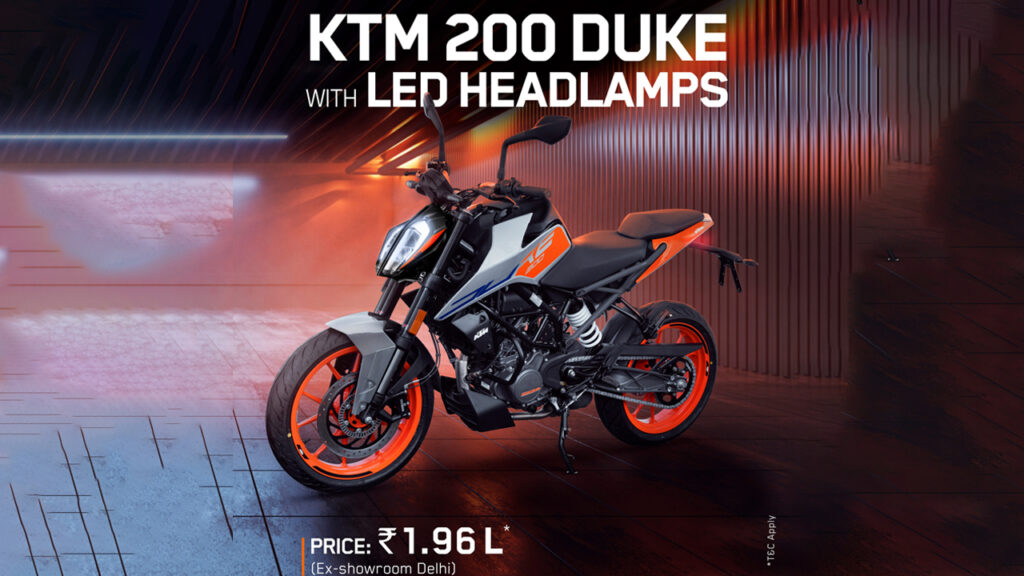 Updated 2023 Ktm Duke 200 Announced with Led Headlamp