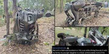 Mahindra Scorpio-N Roof Ripped Open In Freak Accident Buy Airbags Did Not Open