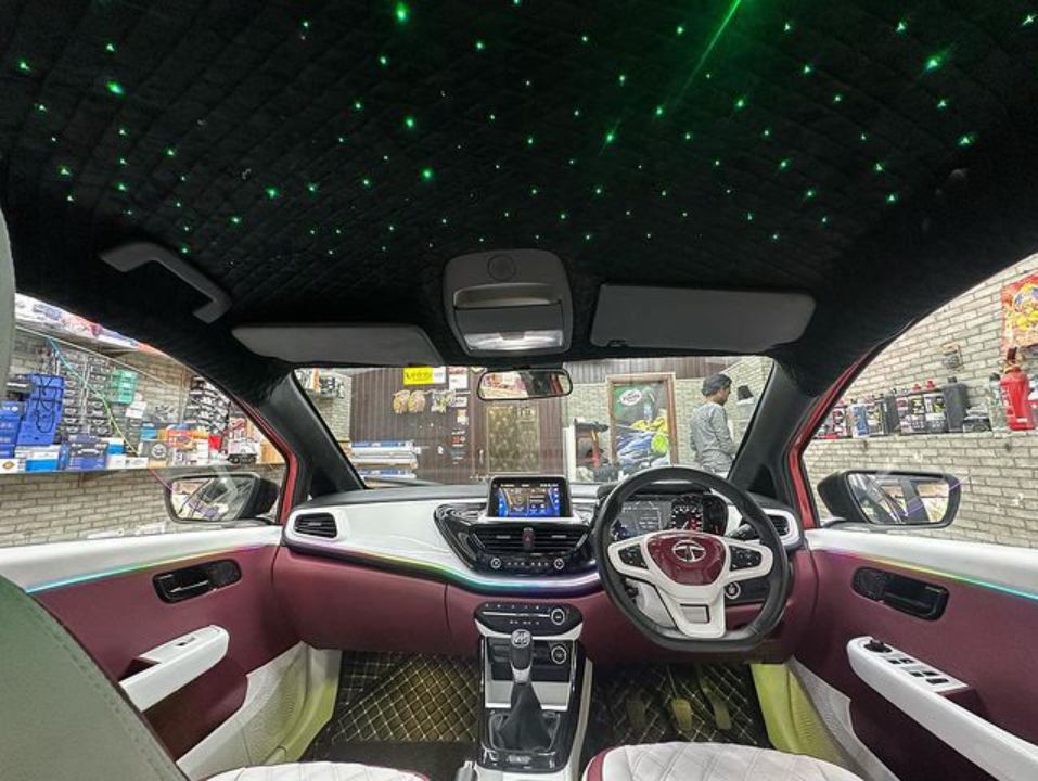 Tata Altroz Interior with Star Light