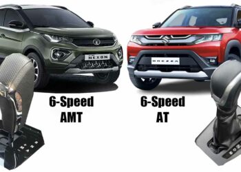 tata nexon amt vs maruti brezza at