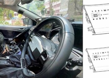 Tata Nexon Facelift Touch Panel HVAC Patent Leak