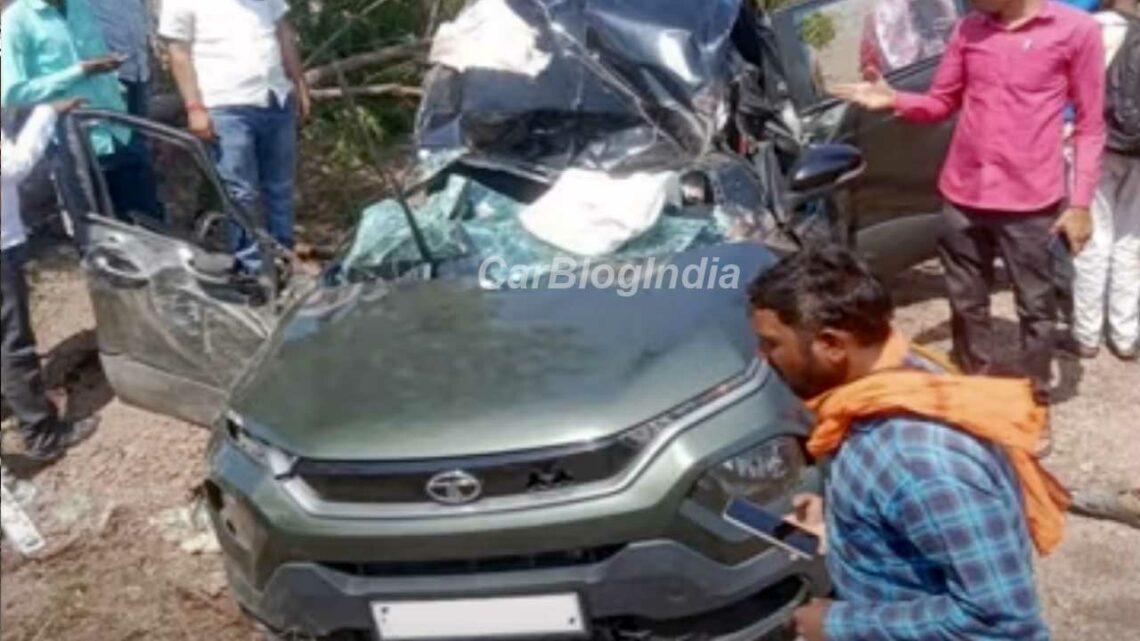 Tata Punch Splits Two Massive Crash