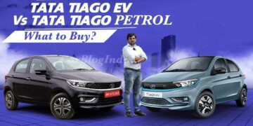 tata tiago ev vs petrol