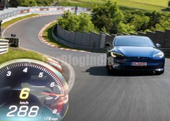 Tesla Model S Plaid Nurburgring Record Time