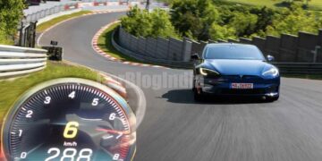 Tesla Model S Plaid Nurburgring Record Time