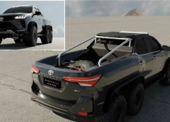 toyota fortuner 6x6 edition