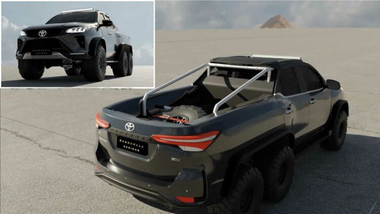 toyota fortuner 6x6 edition