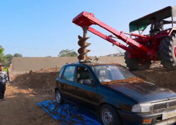 Vlogger Drills Holes Through Car