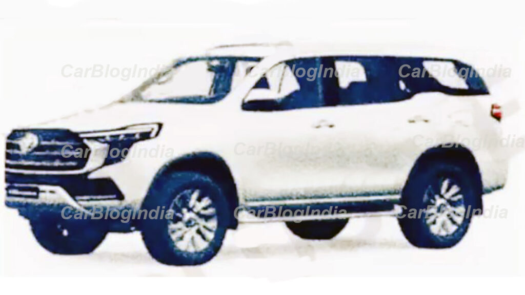 2024 Toyota Fortuner Leaked Image Carblogindia