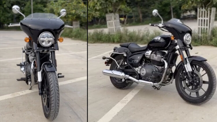 RE Meteor 650 Custom Fairing