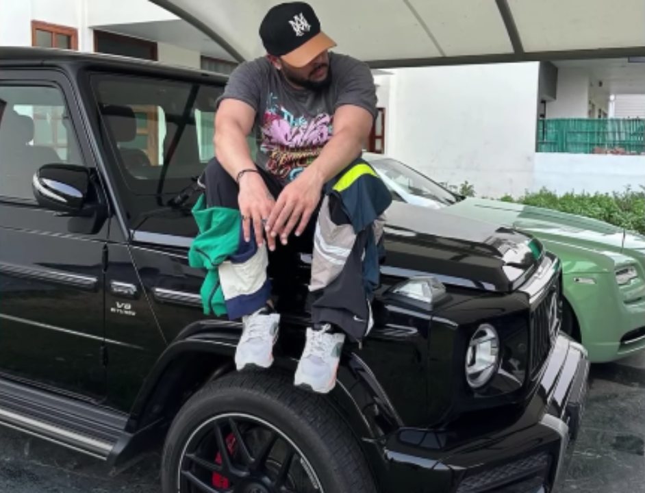 Badshah with his Mercedes AMG G63