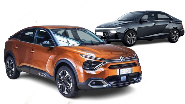 citroen c3x hyundai verna