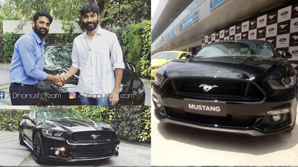 Dhanush Ford Mustang Gt