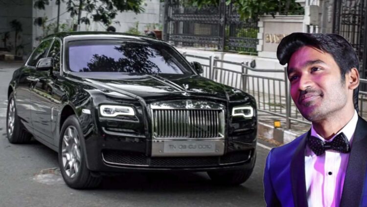 dhanush rolls royce phantom