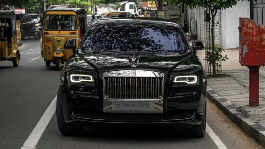 dhanush rolls royce phaontom