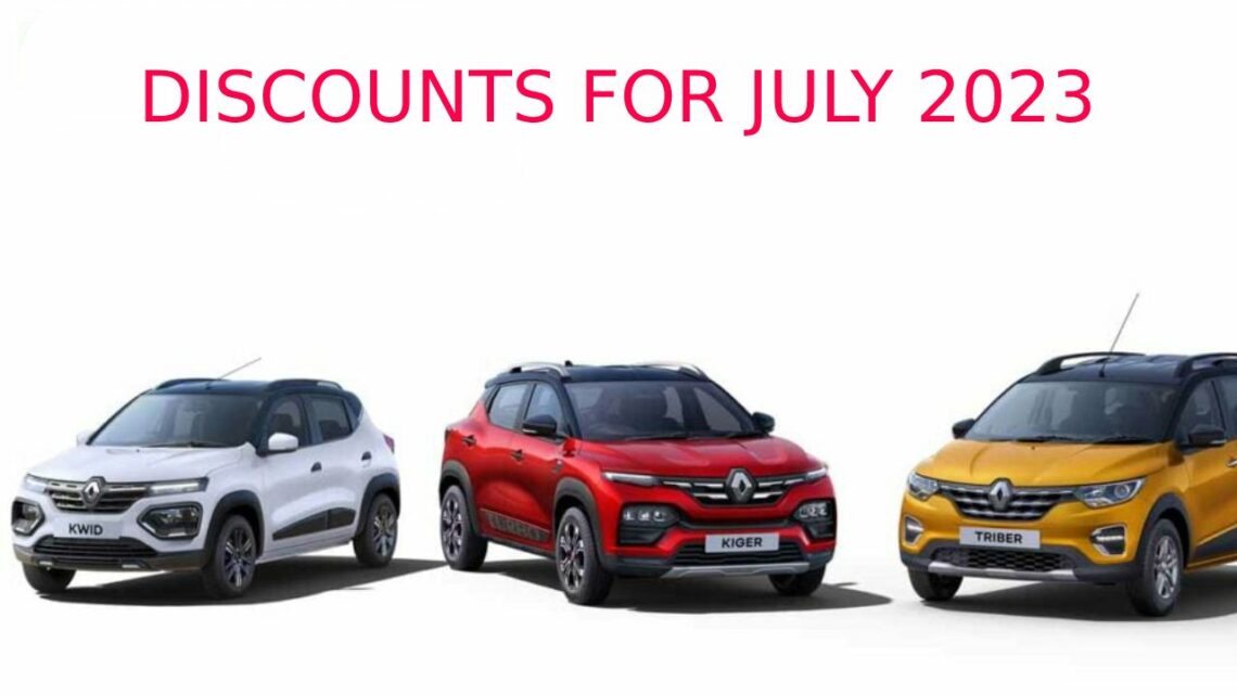 Discounts on Renault Cars July 2023