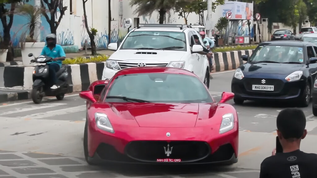 Raymond Md Gautam Singhania's Maserati MC20 Spotted on Mumbai Roads