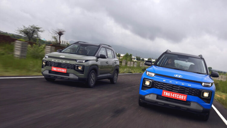 hyundai exter action shot